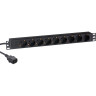 Блок розеток EXEGATE SERVERPRO PDU-19H906 AL-9S-C14-2,5CU EX280852RUS
